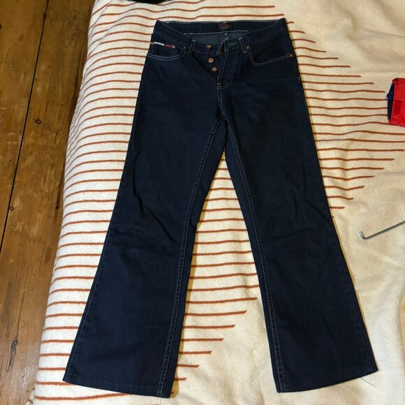 Tommy Hilfiger Dark Wash Bootleg Jeans - Picture 1 of 4